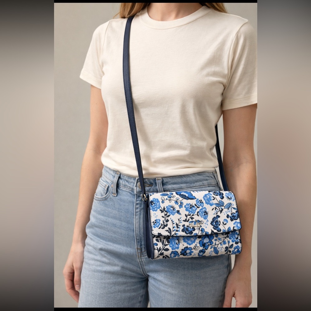 Kate Spade Blue Crossbody Bag NWT - Picture 4 of 11
